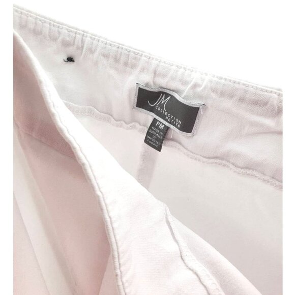 New JM Collection Med Pants Slim Fit Stretch Skinny Capri Crystal Cutout Jeans - Picture 8 of 10